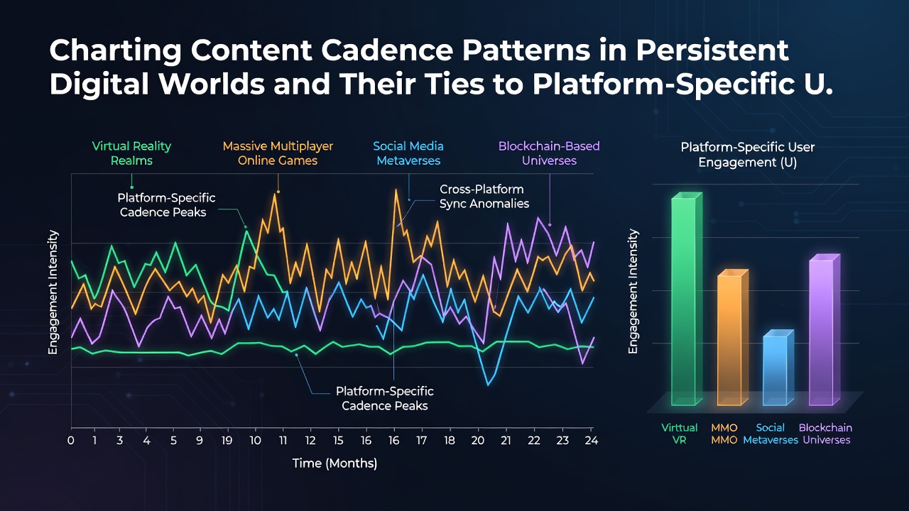 Comparison chart of update frequencies and player engagement metrics across different gaming platforms