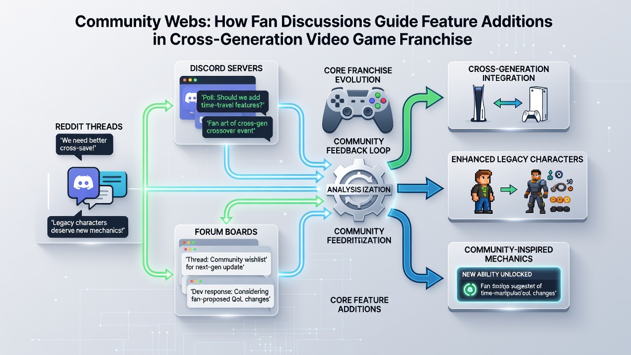 Developers reviewing player feedback data for franchise updates