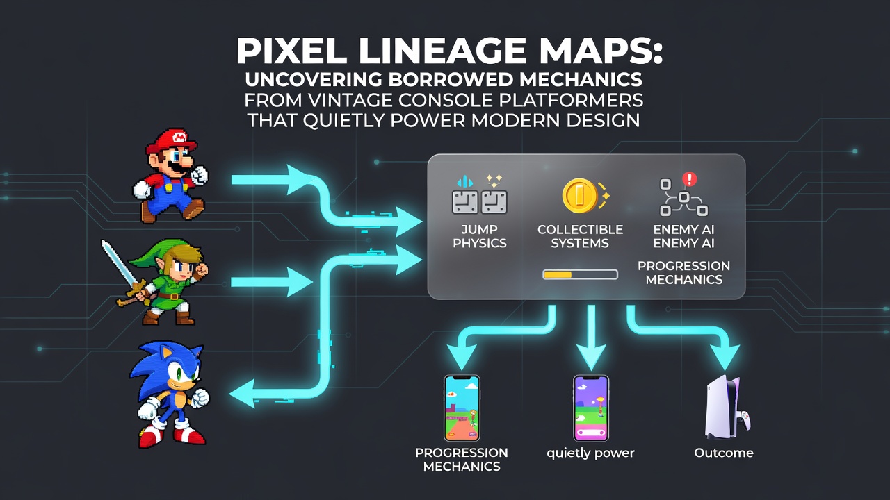 Side-by-side comparison of console platformer sprite sheets and modern endless runner asset pipelines