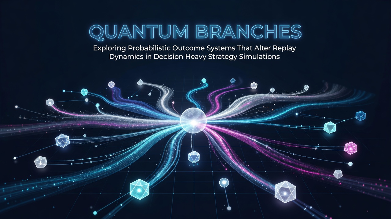 Visual representation of quantum branch probability trees in strategy simulation interfaces