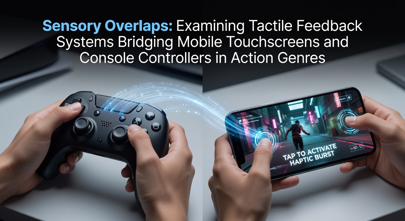 Close-up view of haptic actuators in a mobile device next to a console controller with adaptive triggers